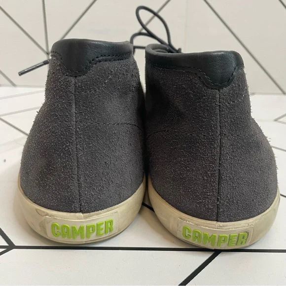 Camper | Suede Lace Up Chukka Ankle Boot Sneakers Gray Size 45 - Picture 6 of 15